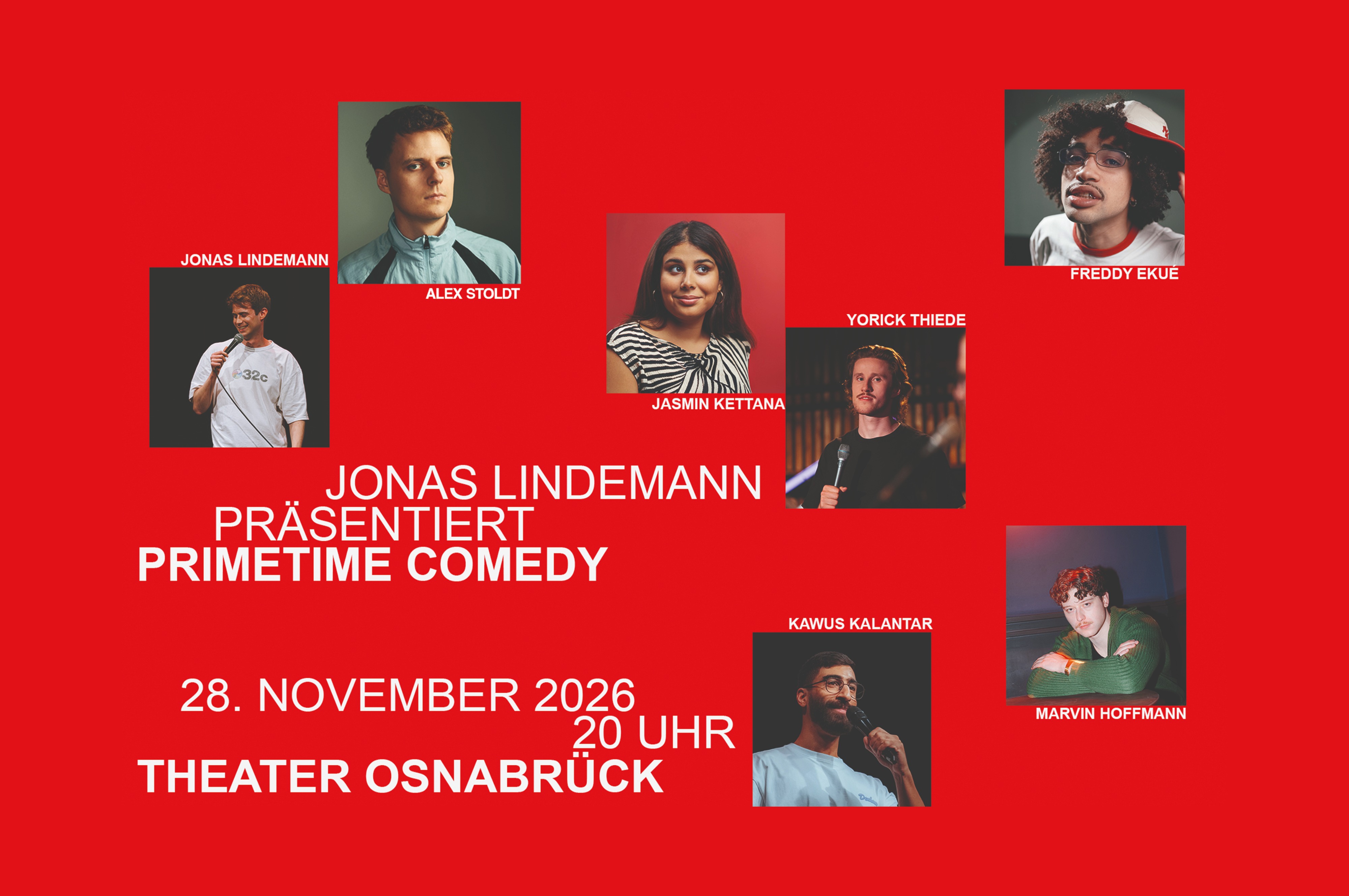 Das Line-Up vom Primetime Comedy Event